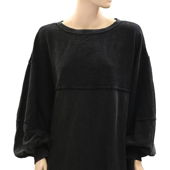 Free People We The Free Coastal Solid Crew Sweatshirt Top Pullover XS NEW 284870 - Picture 5 of 7